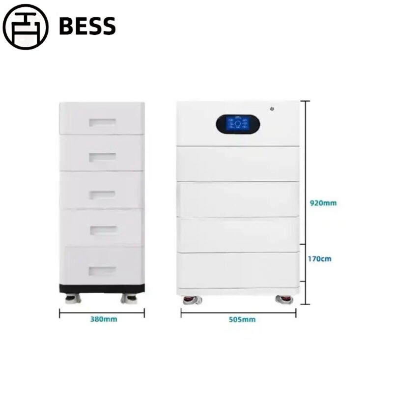 BESS-SMS 48v 5kwh 10kwh 20kwh Alles in einer Heimatbatterie  Energiespeicher Bodenstapelmodul Lithium lifepo4